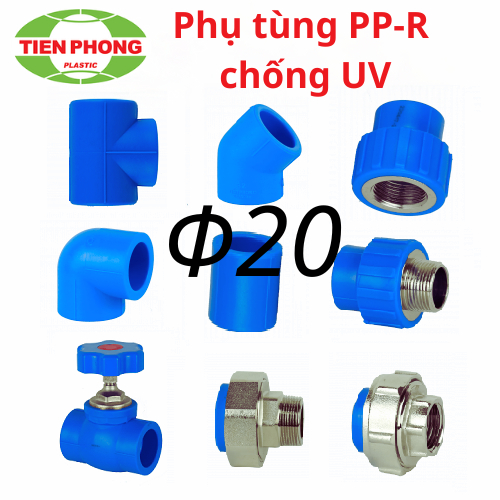 Phụ kiện Ống PPR Φ 20 chống UV Tiền Phong