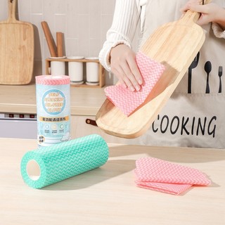 Cuộn 50 Khăn Lau Bếp, Bát Đĩa, Cốc Chén Thấm Nước Khả Năng Thấm Hút Dầu Mỡ Tốt, Tái Sử Dụng 1434 HOÀNGXUÂNVP88