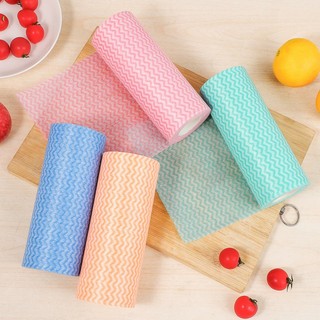 Cuộn 50 Khăn Lau Bếp, Bát Đĩa, Cốc Chén Thấm Nước Khả Năng Thấm Hút Dầu Mỡ Tốt, Tái Sử Dụng 1434 HOÀNGXUÂNVP88