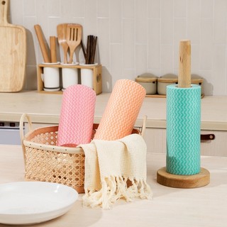 Cuộn 50 Khăn Lau Bếp, Bát Đĩa, Cốc Chén Thấm Nước Khả Năng Thấm Hút Dầu Mỡ Tốt, Tái Sử Dụng 1434 HOÀNGXUÂNVP88