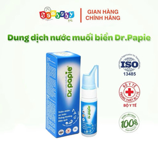  Nước Muối Biển Xịt Mũi Dr.Papie Cho Mẹ Và Bé 