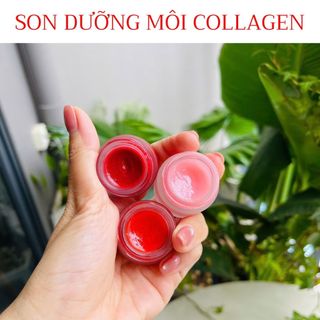  Son dưỡng môi lựu đỏ Collagen làm mềm môi dưỡng môi sau phun kích màu môi giữ màu môi. 