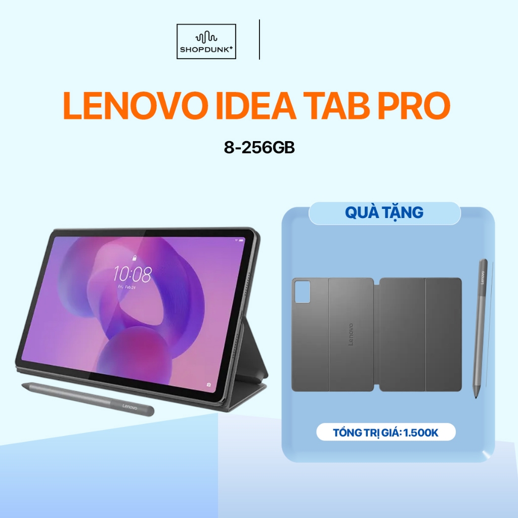 Máy Tính Bảng Lenovo Idea Tab Pro | 8GB | 256GB | 12.7" 3K | Tặng Kèm Bàn Phím + Bút Cảm Ứng