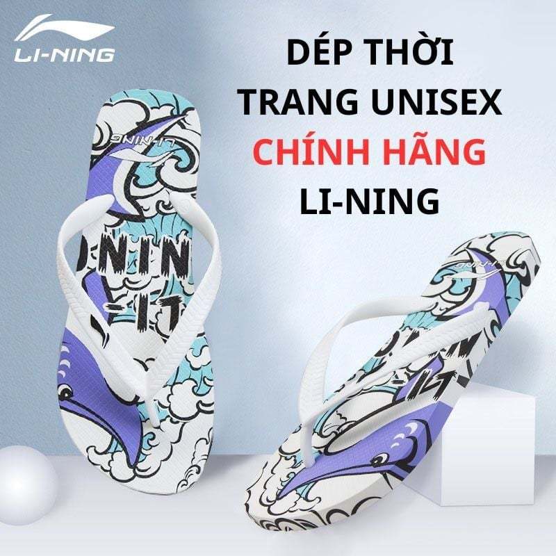 Dép tông nam LINING LNXT9102 dép thời trang cao cấp phong cách đơn giản hot trend