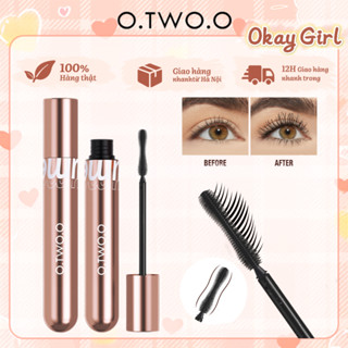  O.TWO.O Mascara Chuốt Mi Chống Nước Giữ Cong Mi Lâu Dày Dài Mi Makeup Mắt Đi Học Đi Chơi Tự Nhiên 