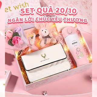   CÓ HỘP FULLBOX  Set quà tặng bạn gái 20 10 túi xách nữ ý nghĩa dịp sinh nhật valentine 8 3 tặng mẹ GIZEN TX26 