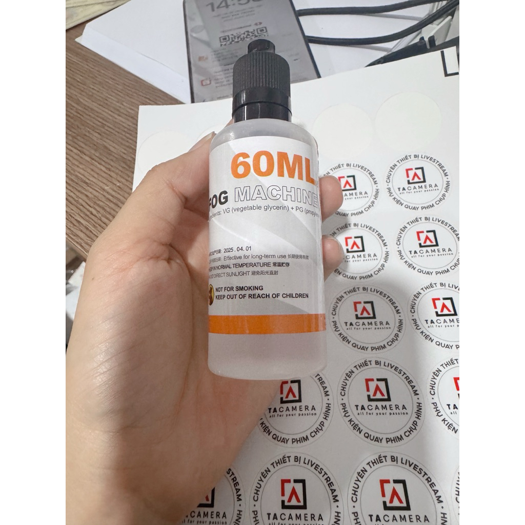 Tinh Dầu / Dung Dịch Tạo Khói Cho Máy Lensgo Smoke B/Smoke S/ Smoke Go 12ml/60ml