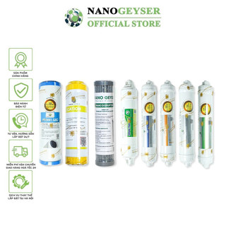  Bộ 8 lõi lọc nước dùng cho các dòng máy NANO Nano Geyser Eco Ecotar TK,... 