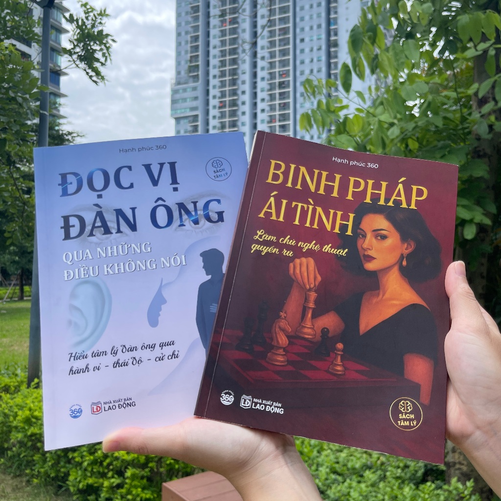 Combo sách Đọc vị đàn ông + Binh pháp ái tình (SP chính hãng)