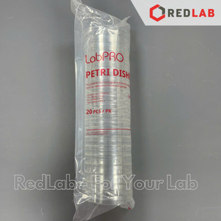   Gói 20 cái Tiệt trùng  Đĩa Petri nhựa 90x15mm LPR90136 hãng LabPRO Thụy Sỹ nặng 13g chiếu xạ chuẩn ISO 11137 có VAT 