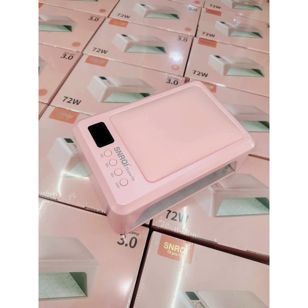 Đèn hơ gel SNRQI T8 plus màu hồng -Máy hơ T8 plus màu hồng