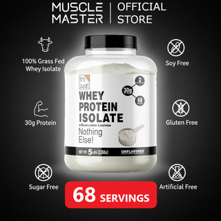   TẶNG SHAKER  Thực Phẩm Bổ Sung IT'S JUST Whey Protein Isolate 2.3kg   5lbs   