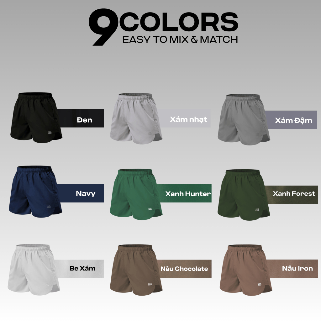 [MUA 4 GIẢM 20%]Quần short nam thể thao Maxcool chạy bộ, tập gym, Pickleball thoáng khí, thoải mái Coolmate | BigBuy360 - bigbuy360.vn
