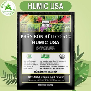  Phân bón HUMIC USA 1kg nhập khẩu Mỹ hàng chính hãng A87 NongNghiepAAU 