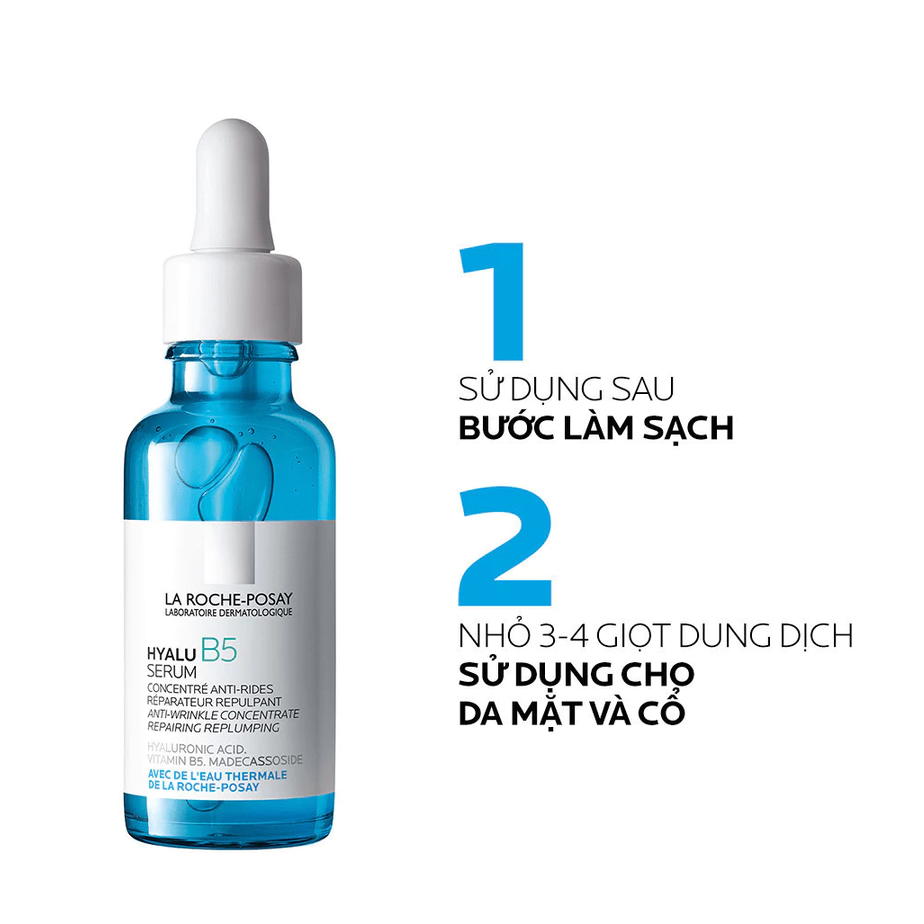 [Hàng công ty chính hãng] Serum Tái Tạo Phục Hồi Da La Roche-Posay Hyalu B5 Serum 10ml