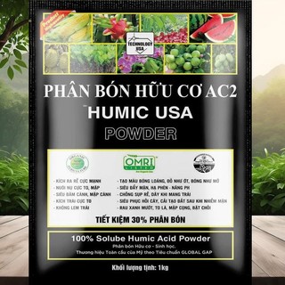  Phân bón HUMIC USA 1kg nhập khẩu Mỹ hàng chính hãng AA87 NongNghiepAAU 