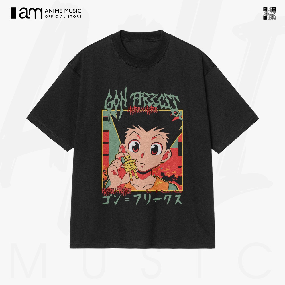 Áo thun Unisex HxH HunterxHunter GON FREECSS Oversized 100% Cotton ngắn tay