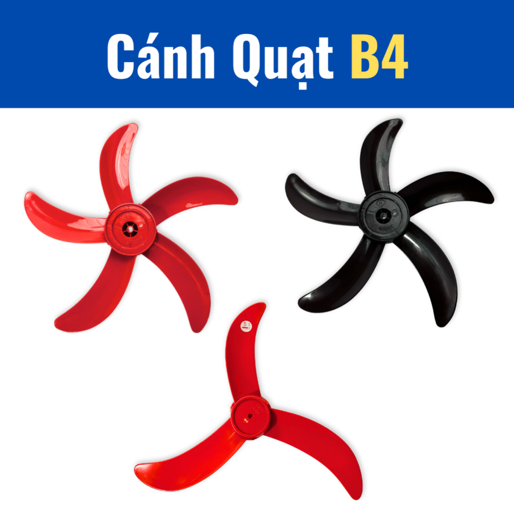Cánh quạt b400 loại 3 cánh, 5 cánh - đường kính 40cm.