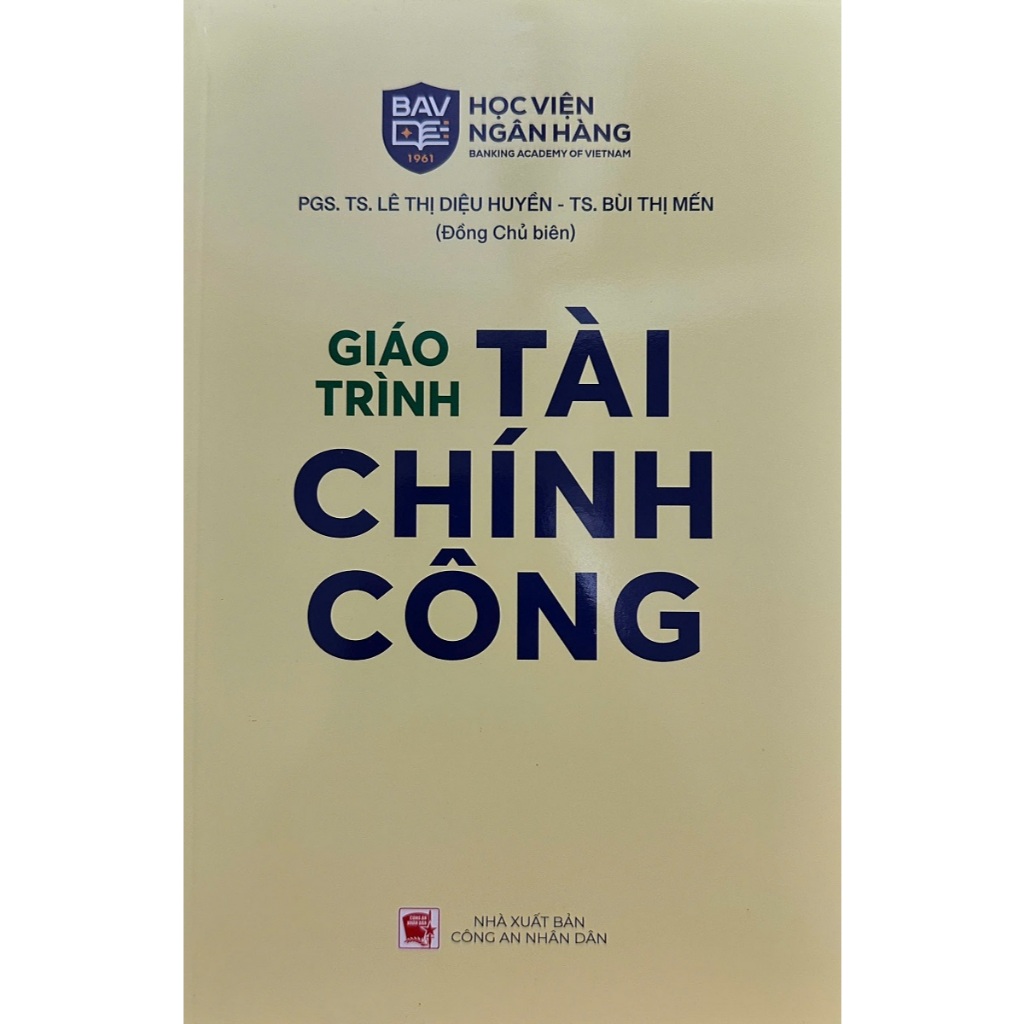 Sách - Giáo Trình Tài Chính Công - PGS. TS. Lê Thị Diệu Huyền (HVNN)