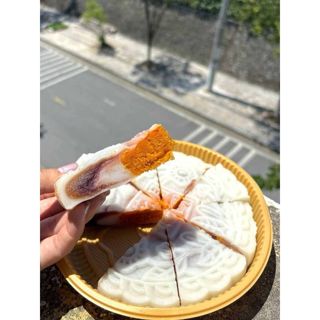 Bánh Dẻo Khoai Môn MoChi Trứng Muối 500g Siêu Ngon