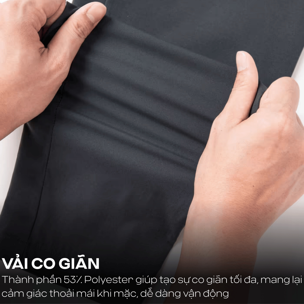 Quần dài nam Daily Pants sợi Sorona, nhuộm Cleandye siêu nhẹ, thoải mái, chống nhăn, chống tia UV - Coolmate | BigBuy360 - bigbuy360.vn
