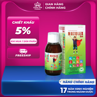 [Chính Hãng] Siro Ăn Ngon Cho Trẻ Nuzolex 120ml - Bổ Sung Vitamin Và Khoáng Chất