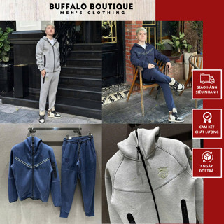 Bộ Quần Áo Nam Mùa Đông Loaie Barcelona Thêu Logo Siêu Nét - Bộ Hoodie Nam Loaei Chất Vải Nỉ Cao Cấp