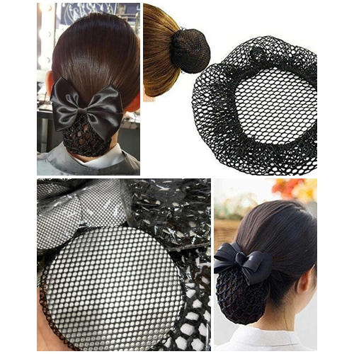 LINK SỈ (SET 20 CÁI) - Búi lưới tóc, Rọ búi tóc, chụp tóc sau, búi tóc tiếp viên, lưới chụp tóc, lướ