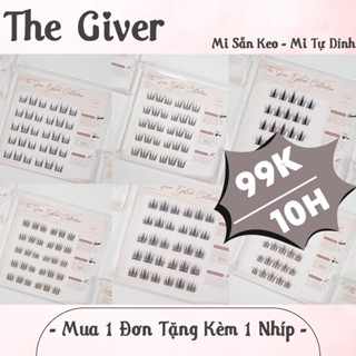 Mi Tự Dính The Giver Không Cần Keo, Mi Chùm Sẵn Keo, Mi Cụm The Giver