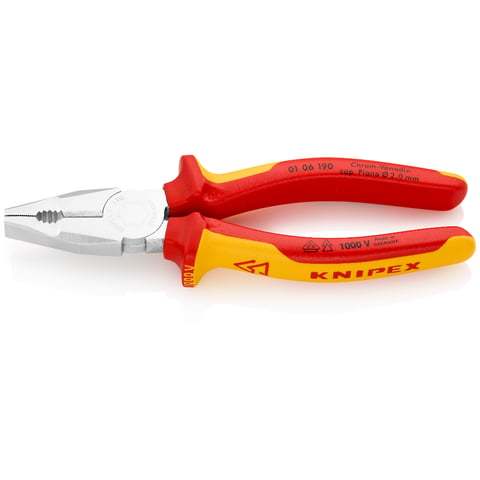 Kìm bằng đa năng cách điện 190mm Knipex 01 06 190