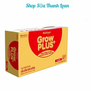   HSD T7-2026   Mẫu Mới  Thùng 48 Hộp Nutifood GROW PLUS Suy Dinh Dưỡng Ít Đường 110ml Đỏ. 