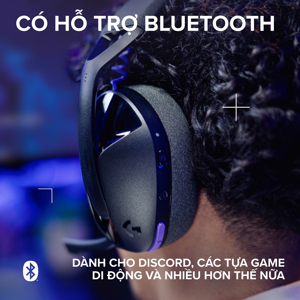 Tai nghe Gaming không dây Bluetooth Logitech G321 LIGHTSPEED - Cần micro 16 kHz, pin 20 giờ | BigBuy360 - bigbuy360.vn