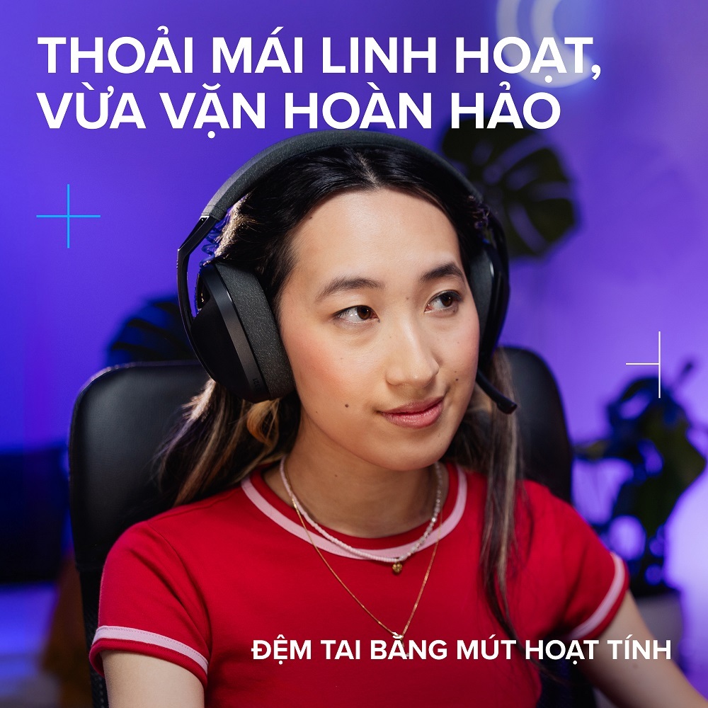 Tai nghe Gaming không dây Bluetooth Logitech G321 LIGHTSPEED - Cần micro 16 kHz, pin 20 giờ | BigBuy360 - bigbuy360.vn