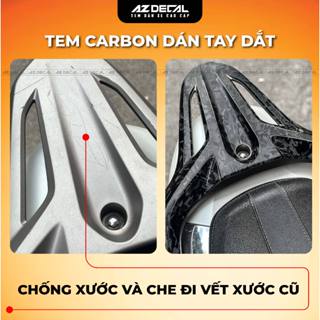  Tem Carbon Dán Tay Dắt Xe Máy - Chống Xước Chống Nước | Tem Dán Cảng Vario AB SH Vision... 