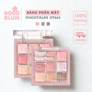 GOGO TALES Bảng phấn mắt má GOGO TALES highlight 2 tầng GT663 tông màu lì đa dạng mỹ phẩm nội địa 
