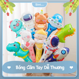  Bong Bóng Que Cầm Tay Dễ Thương - Bong Bóng Cầm Tay Hình Con Vật Trang Trí Sinh Nhật Cho Bé - Sini Decor 