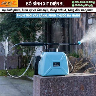  Bình Xịt Nước Tưới Cây Chạy Điện 5L Tiện Dụng đa năng. Bảo hành 3 tháng 