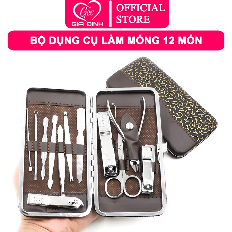 Bộ dụng cụ làm móng 12 món siêu bền đẹp