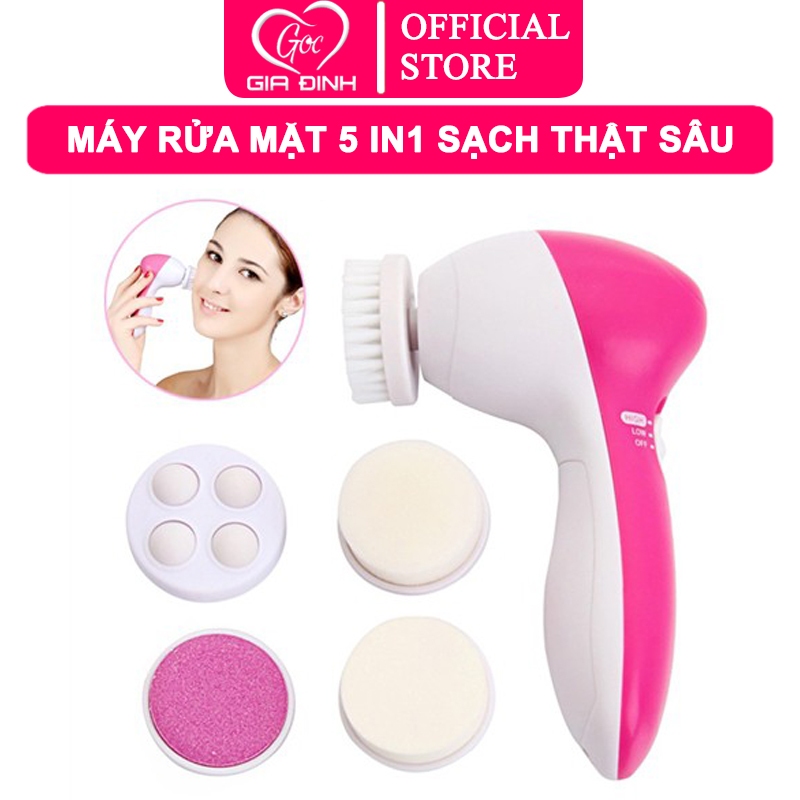 Máy rửa mặt 5 in1 sạch thật sâu