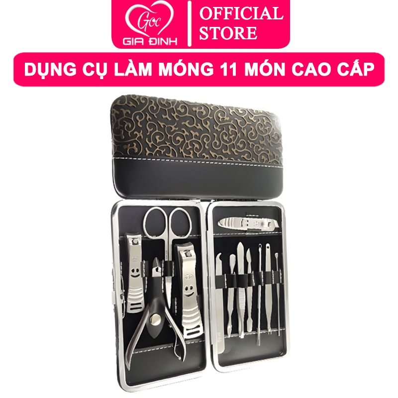 Bộ dụng cụ làm móng 11 món cao cấp
