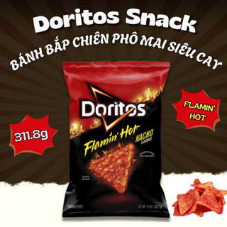  Bánh snack Doritos bắp phô mai siêu cay Nacho Flamin Hot 311.8g  11oz  HSD: 03.2026 