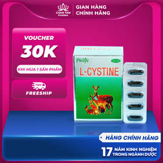 [Chính Hãng] L-Cystine 500mg - Viên Uống Đẹp Da, Ngừa Mụn, Giảm Rụng Tóc, Giảm Nám, Tàn Nhang, Bổ Sung Dưỡng Chất Da