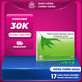 [Chính Hãng] Viên Xông Hương Tràm Vim Báo Gấm - Hỗ Trợ Thông Mũi, Giảm Viêm, Tăng Cường Hô Hấp