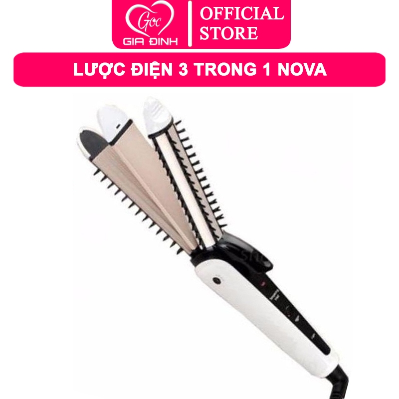 Lược điện 3 trong 1 Nova (uốn xoăn, bấm xù , là duỗi)