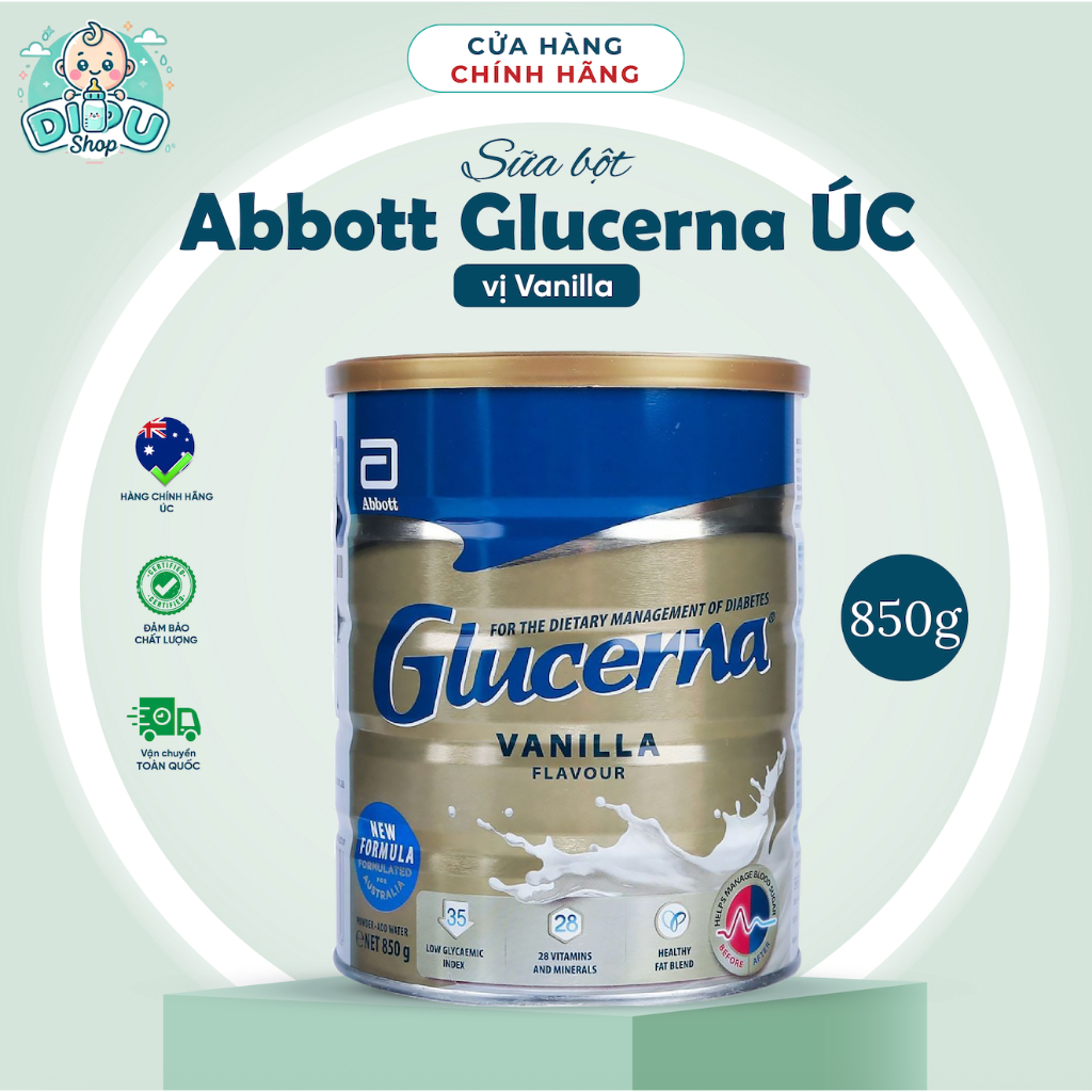 Sữa tiểu đường Glucerna 850g Úc