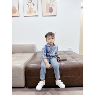 Set công tử sơ mi bé trai HM auth