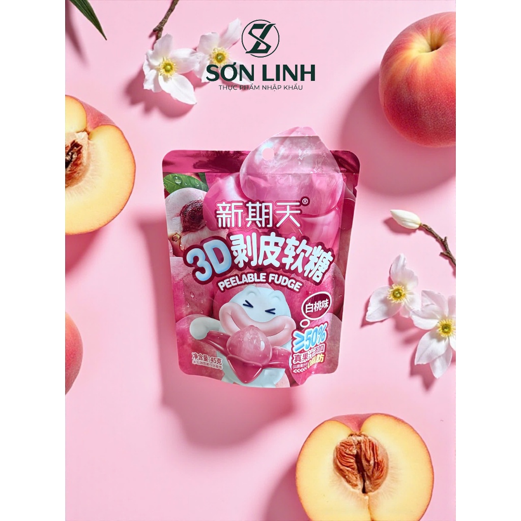 🍬 Kẹo dẻo 3D Peelable Fudge – Bóc vỏ độc đáo, ngọt ngào khó cưỡng 🍬