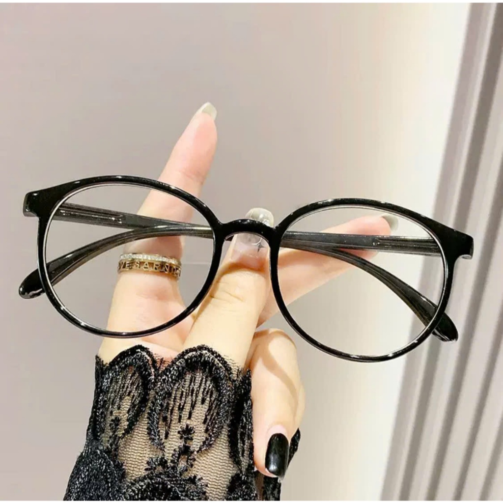 Kính cận thị có độ Tuyết Nhung chống ánh sáng xanh, gọng nhựa tròn, giành cho học sinh, sinh viên gọng nhựa - Mã Z2110 | BigBuy360 - bigbuy360.vn