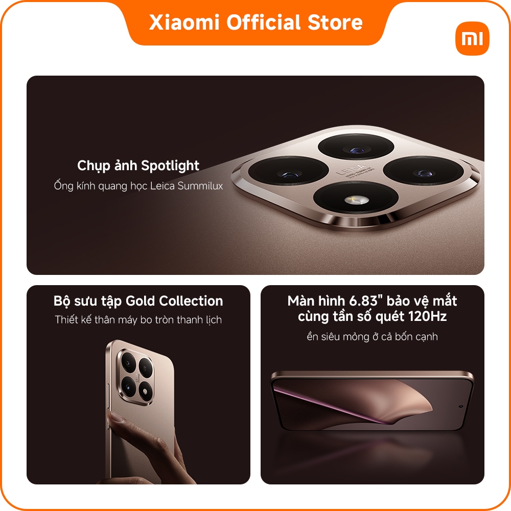 Xiaomi 15T | Thiết kế thân máy bo tròn thanh lịch | Màn hình 6.83" bảo vệ mắt cùng tần số quét 120Hz | BigBuy360 - bigbuy360.vn