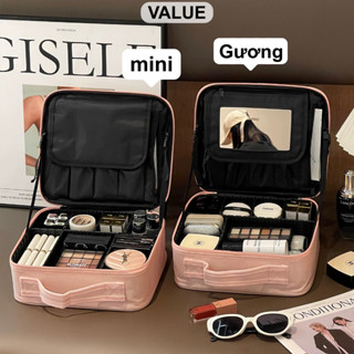   Sẵn Hàng Túi Đựng Mỹ Phẩm - Siêu Phẩm Di Động Chống Nước Bụi Cực Phẩm | Sức Chứa Lớn Đồ Đầy Đủ Không Rơi 